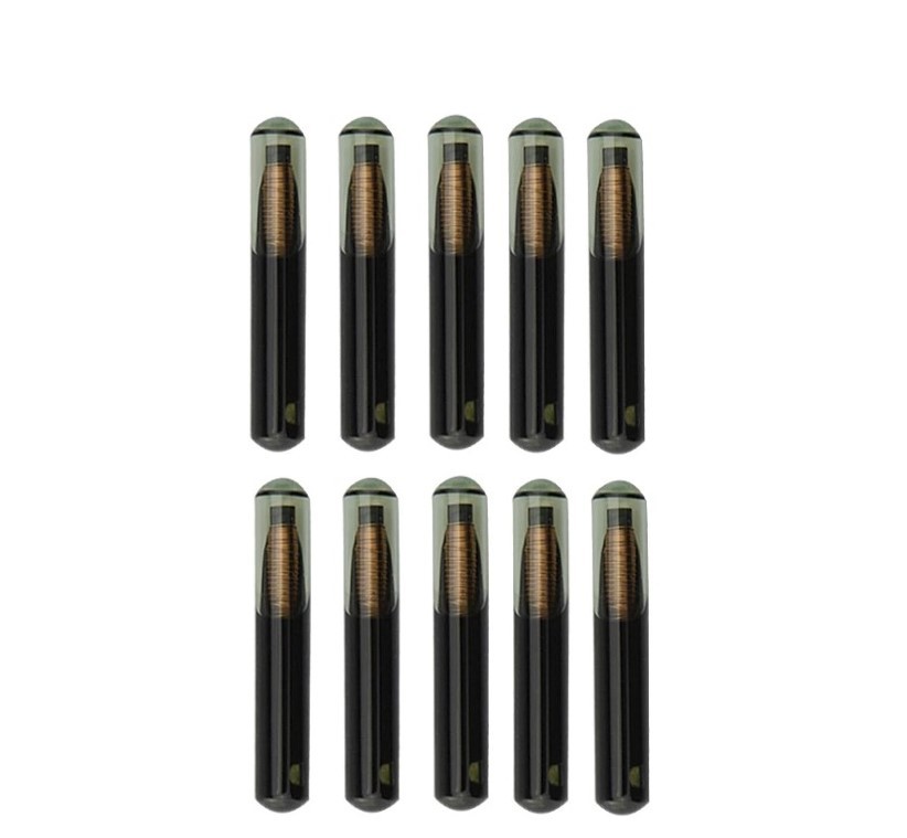 (10 PACK) TEXAS INSTRUMENTS OEM 4D60 GLASS TRANSPONDER CHIP - FORD / MAZDA / LINCOLN / JAGUAR