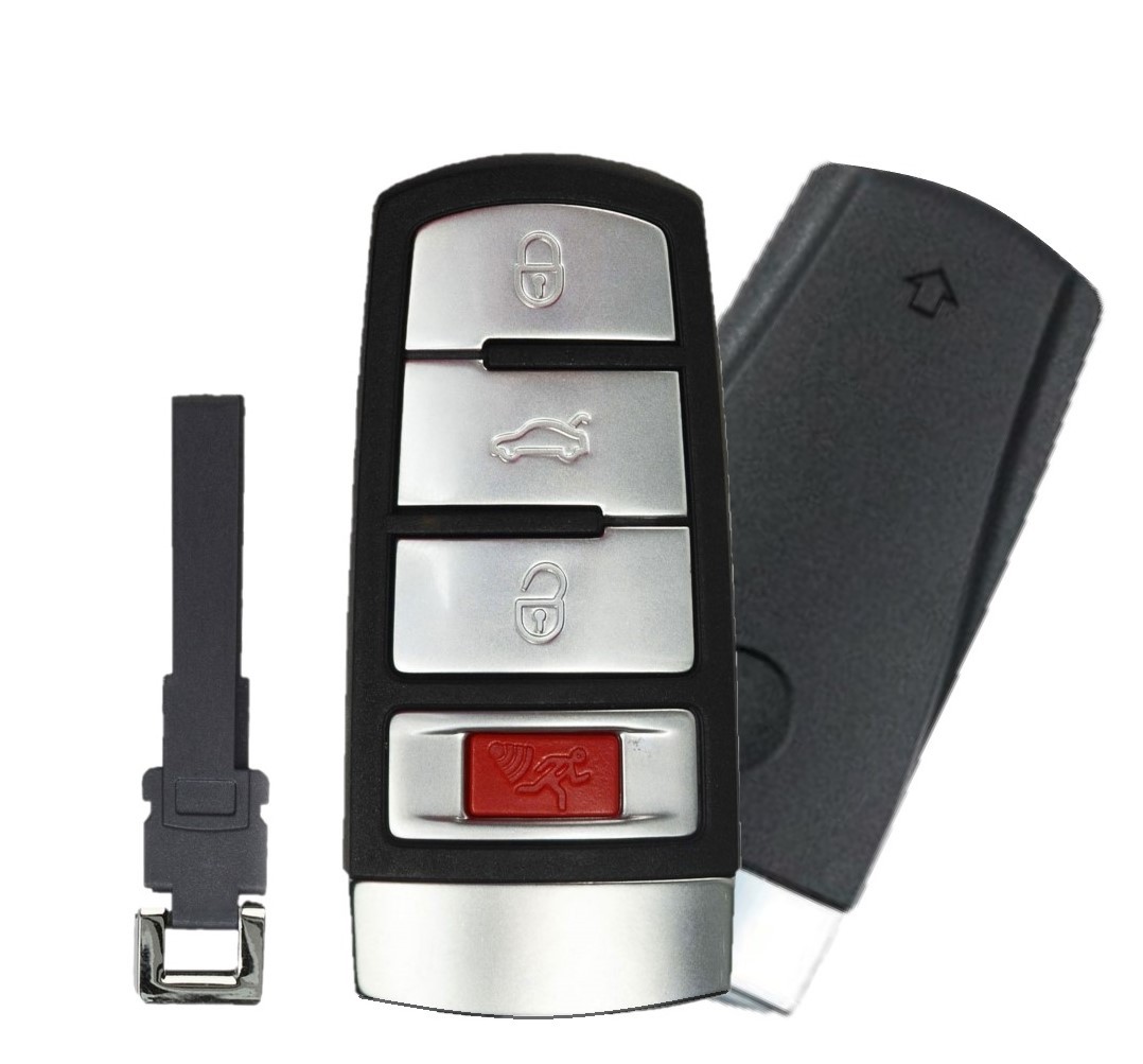 REPLACEMENT 2006-2015 VOLKSWAGEN 4 BUTTON SMART KEY 