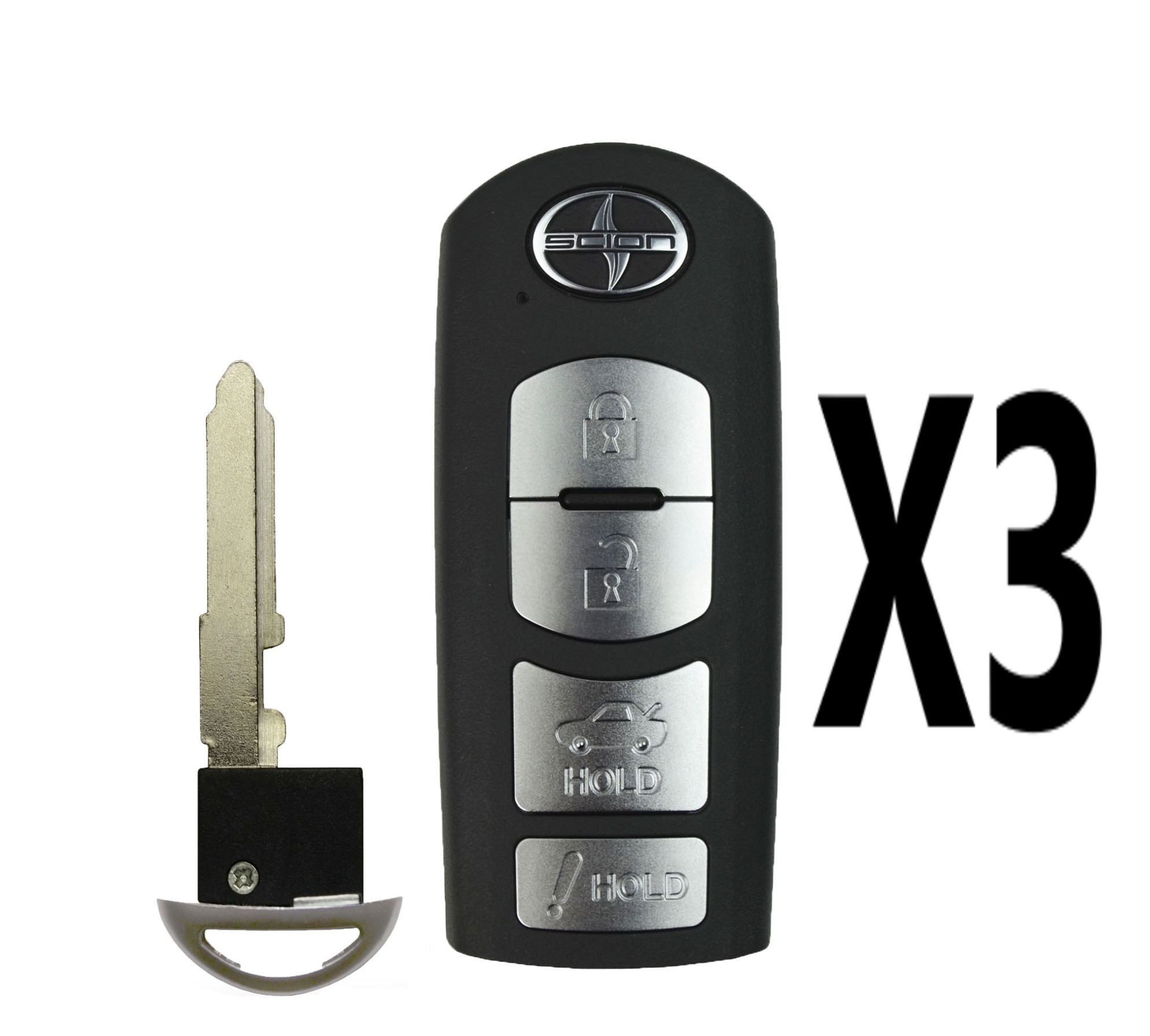 (3PACK) 2016 SCION IA 4B SMART KEY 4B TRUNK - PN 89904-WB003