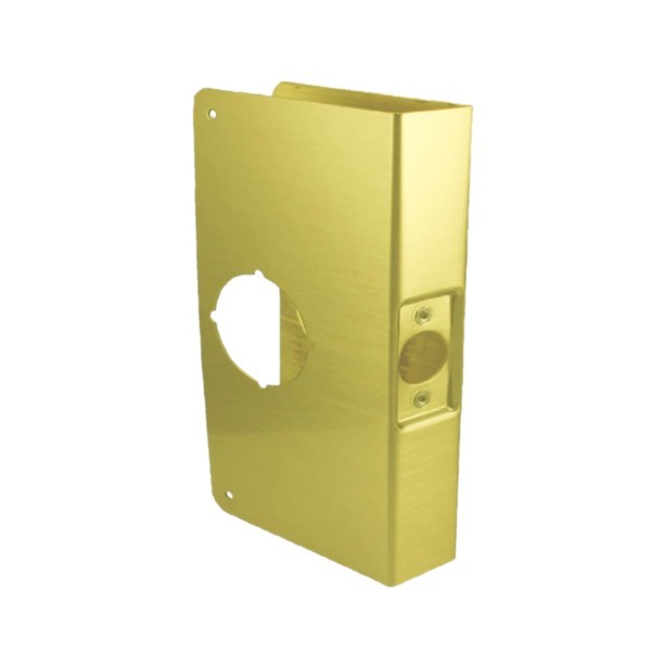 DON-JO 1CW WRAP AROUND PLATE (BRIGHT BRASS)