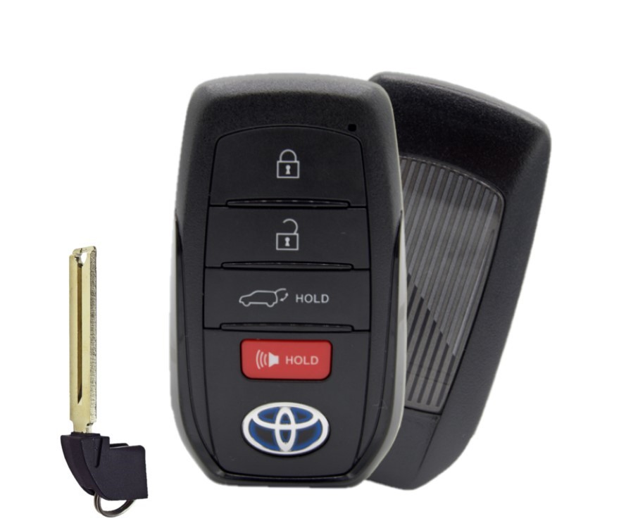 2021 TOYOTA VENZA 4 BUTTON SMART KEY HATCH - PN 8990H-48050 (BLUE LOGO) 