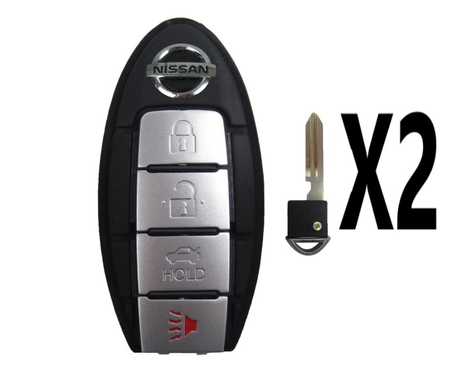 (2 PACK) 2016-2018 NISSAN ALTIMA SMART PROX KEY 4 BUTTON IC 204 PN 285E3-9HS4A