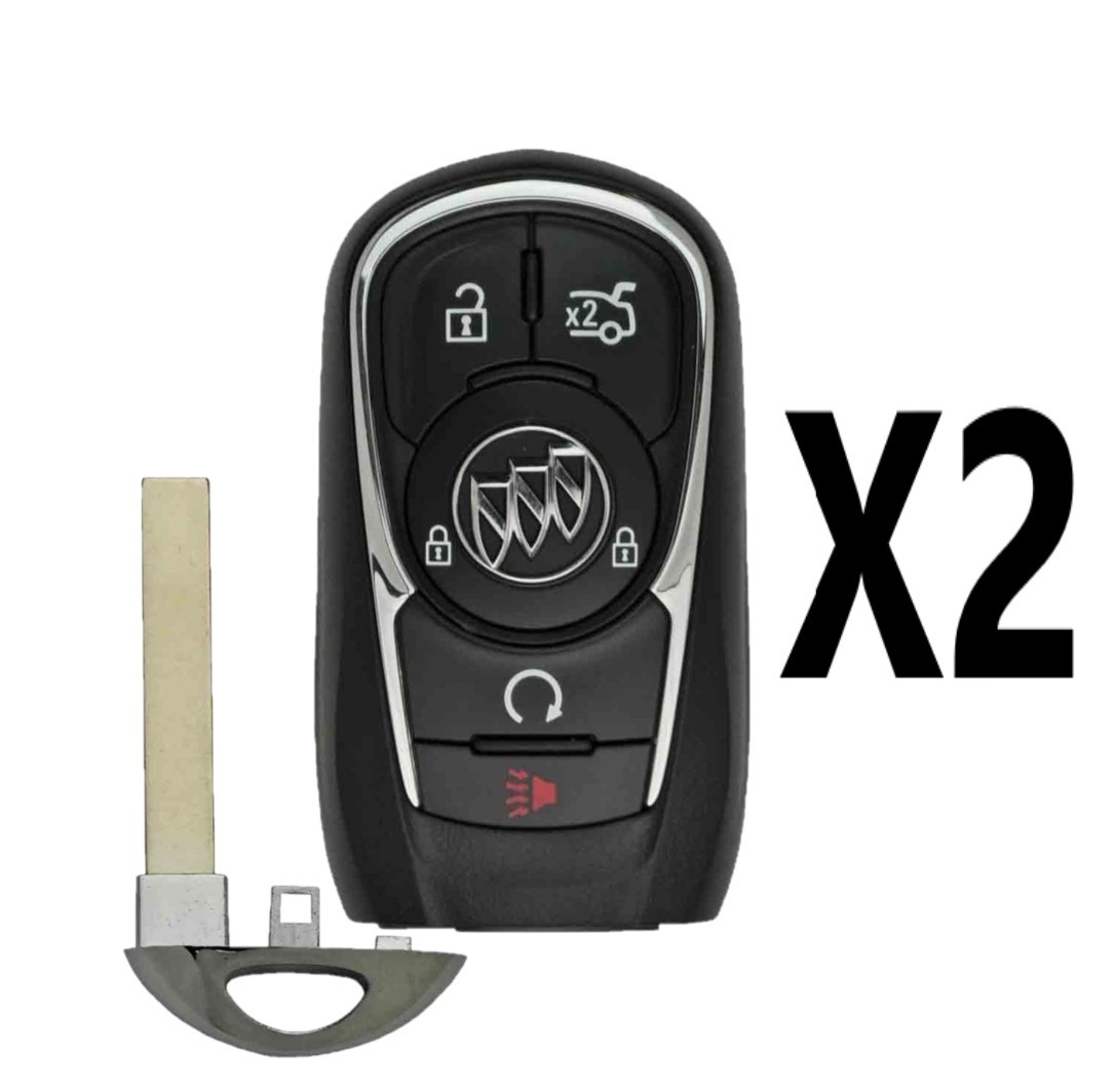 (2 PACK) 2017-2019 BUICK LACROSSE REGAL SMART PEPS KEY 5B PN 13508414