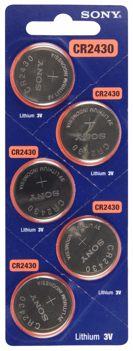 SONY CR2430 BATTERY 5-PACK 