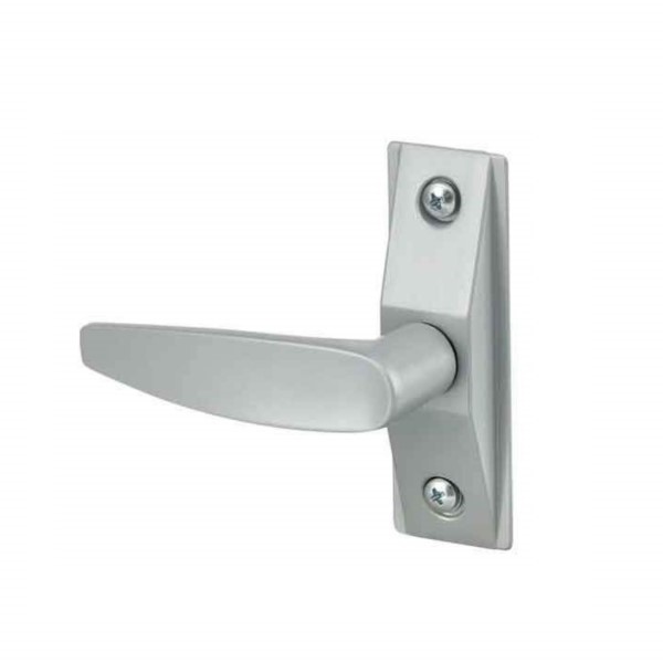 ADAMS RITE 4560-501-130 LEVER HANDLE FOR 4300, 4500, 4900 SERIES DEADLATCHES - LH OR LHR - 1-3/4 TO 2 INCH - CLEAR ANODIZED