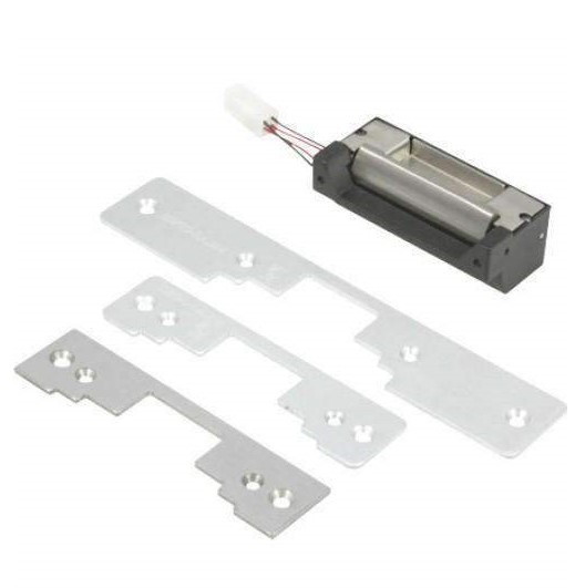 SECO-LARM - UNIVERSAL ELECTRIC DOOR STRIKE - METAL AND WOOD DOORS - FAIL-SAFE / FAIL-SECURE - 12/24VDC - UL LISTED 