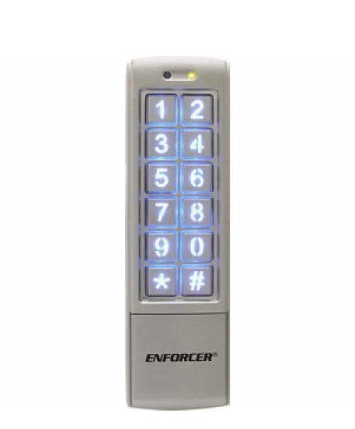 SECO-LARM - ACCESS CONTROL DIGITAL KEYPAD - 1010 USERS - MULLION STYLE - WEATHERPROOF - BUILT-IN PROX CARD READER - OUTDOOR 