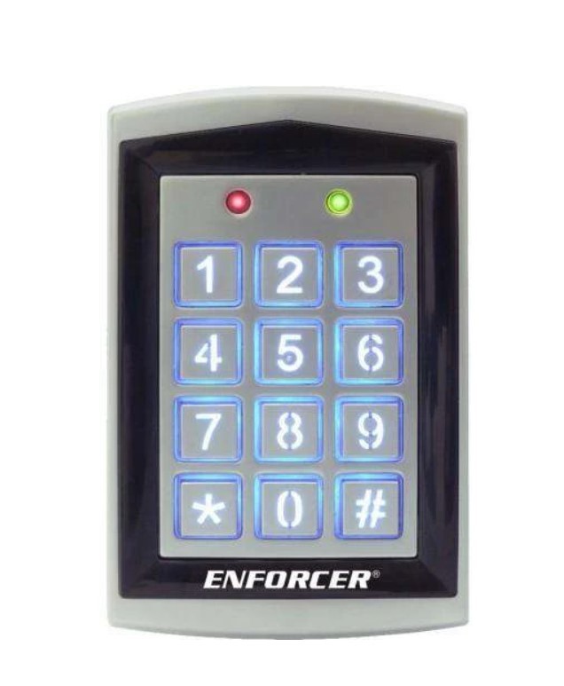 SECO-LARM - ACCESS CONTROL DIGITAL KEYPAD - 1010 USERS -  WEATHERPROOF - SEALED HOUSING - WITH PROX CARD READER - OUTDOOR