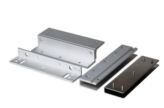 SECO-LARM - GLASS DOOR "U" BRACKETS FOR 300LB ELECTROMAGNETIC LOCK - INDOOR 