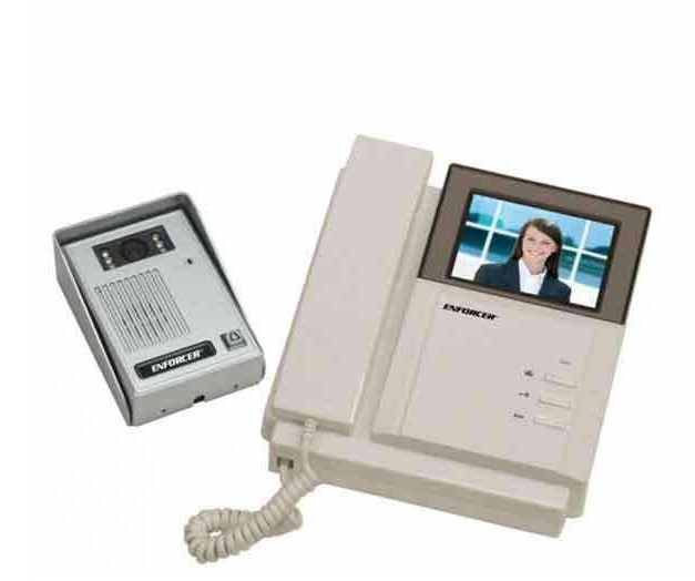 SECO-LARM - ACCESS CONTROL - COLOR VIDEO - DOOR PHONE - NIGHTTIME OPERATION - BUILT-IN MICROPHONE & SPEAKER