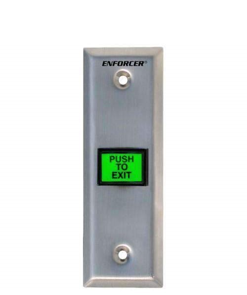 SECO-LARM - SLIMLINE LED ILLUMINATED RTE WALL PLATE - BUILT-IN TIMER