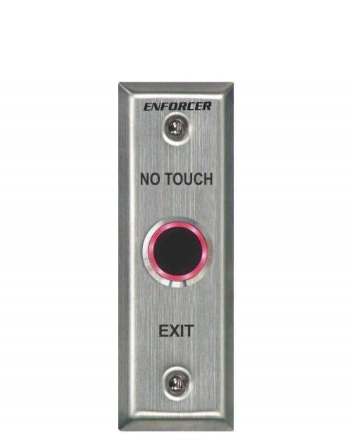 SECO-LARM - NO TOUCH - RTE PLATE W/ ADJUSTABLE DELAY TIMER - OUTDOOR USE - SLIMLINE 