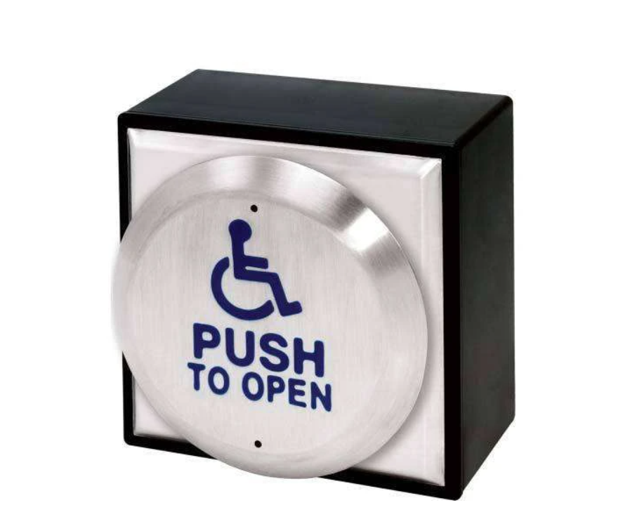 SECO-LARM - 4.5" ROUND PUSH PLATE 