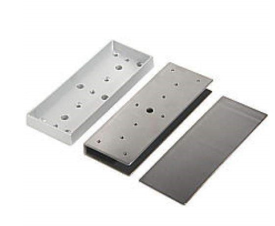 SECO-LARM - GLASS DOOR "U" BRACKETS FOR 1200LB SERIES ELECTROMAGNETIC LOCKS - INDOOR 