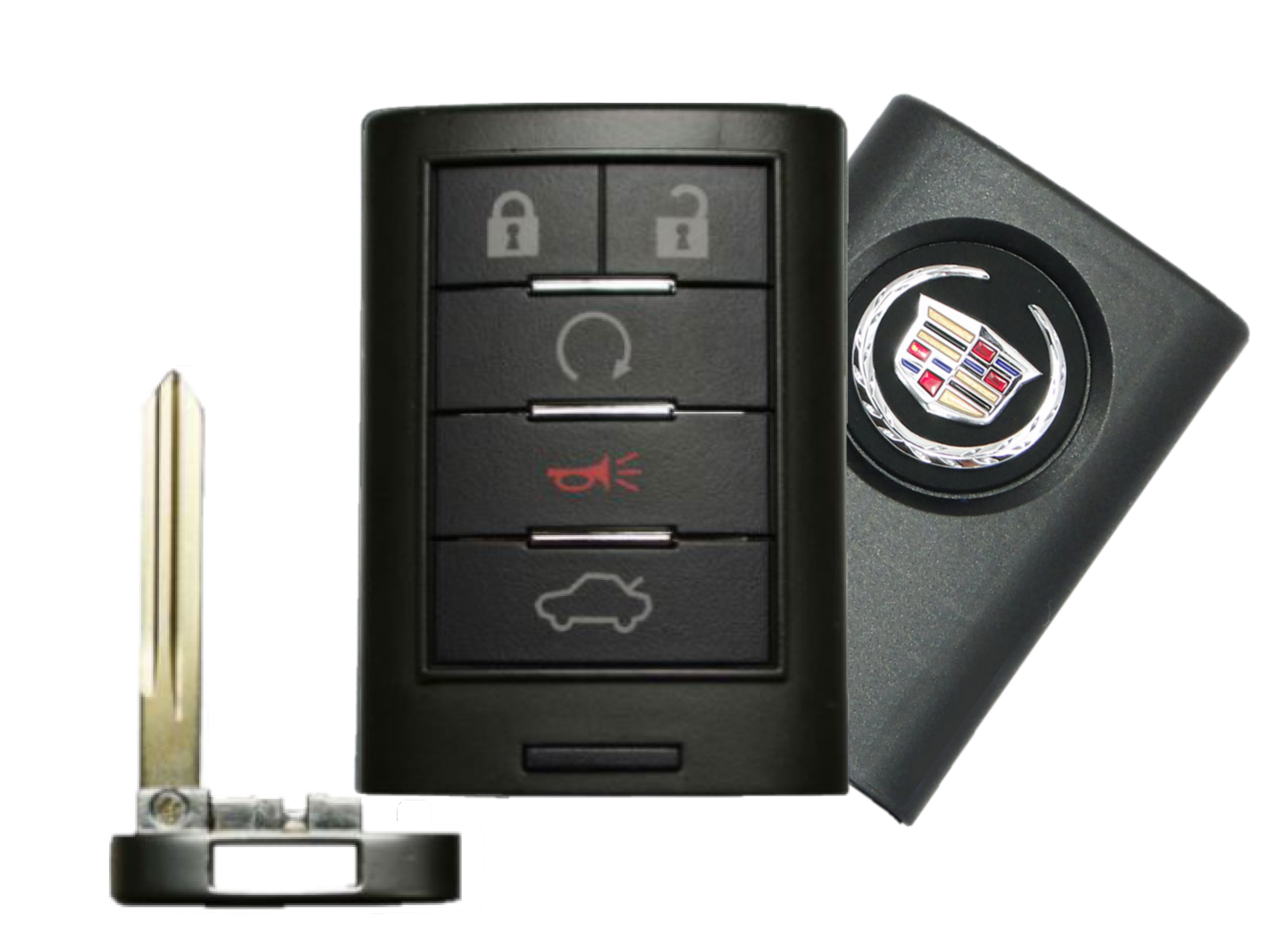 2008-2014 CADILLAC CTS STS SMART KEY 5B TRUNK / REMOTE START - PN 25943676 / DRIVER 1