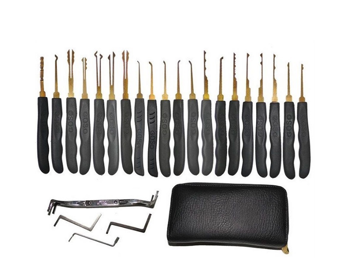 GOSO - LOCK PICK TOOLS SET - 24 TOOLS