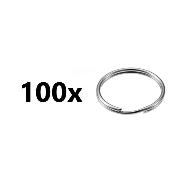 LUCKY LINE 1/2" SPLIT KEY RING - 100 PC - 6000