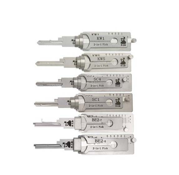 ORIGINAL LISHI BUNDLE RESIDENTIAL TOOLS KW1 / KW5 / SC1 / SC4 / BE2-6 / BE2-7