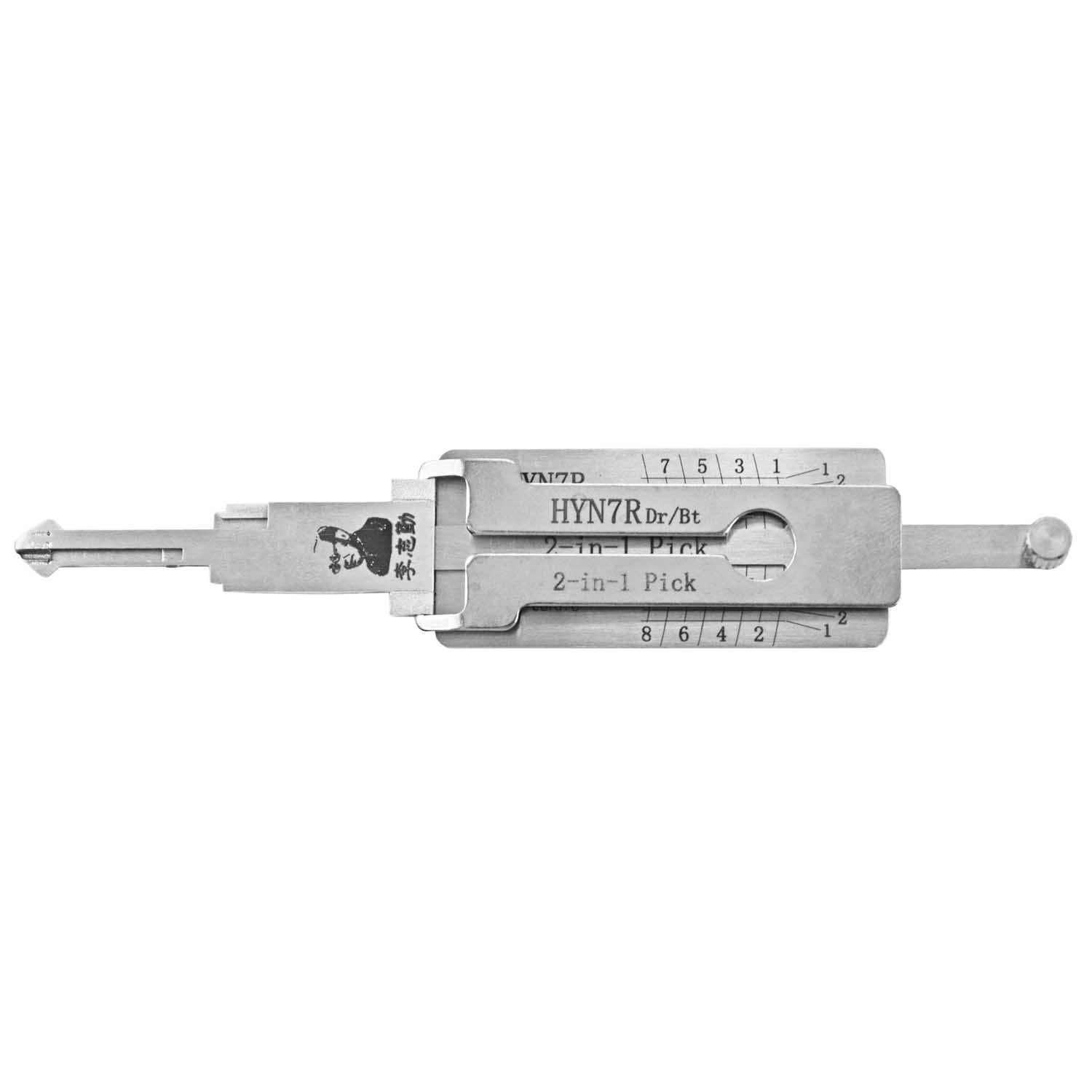 ORIGINAL LISHI HYN7R HY12 HYUNDAI 2-IN-1 PICK - DOOR / TRUNK