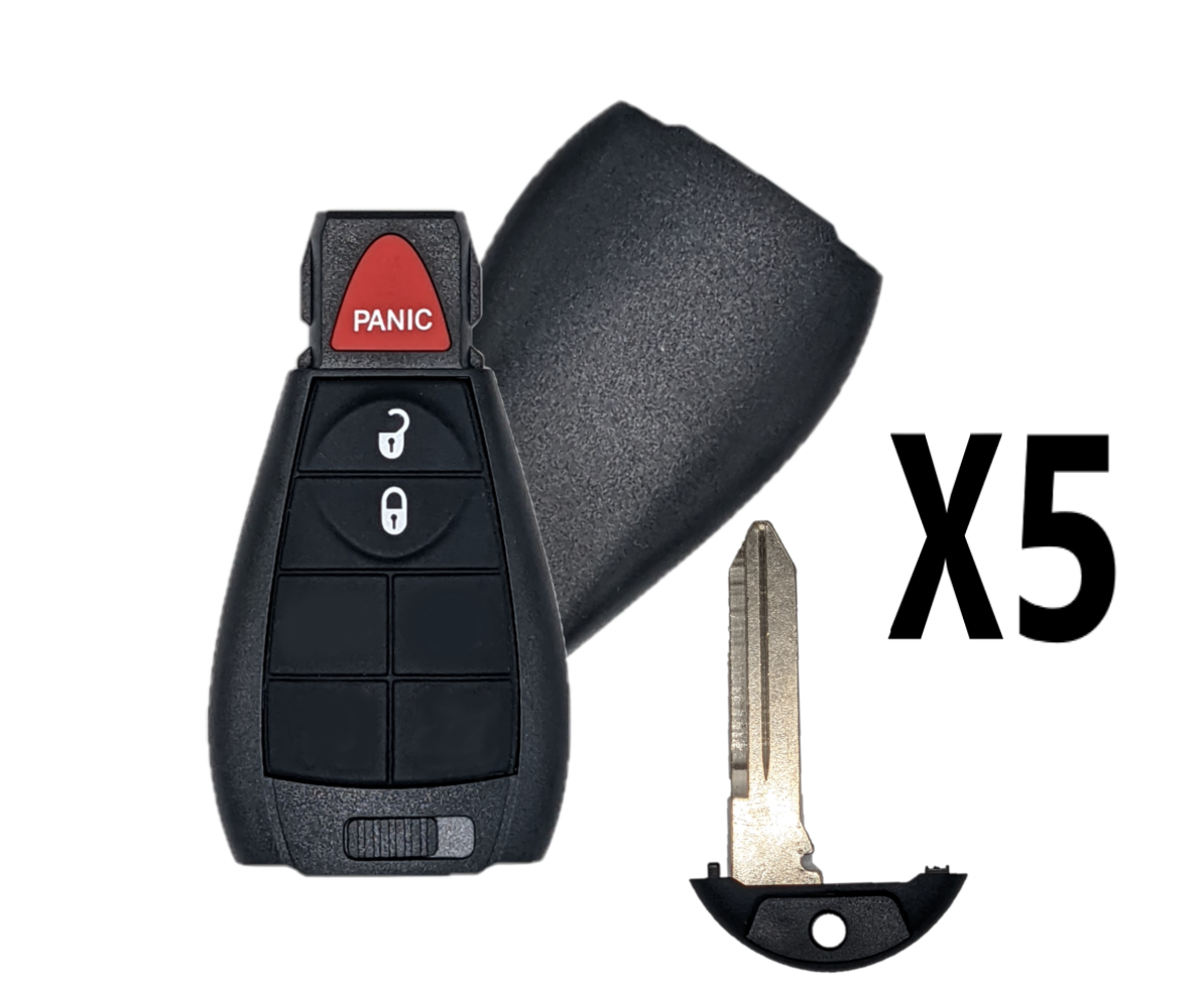 (5 PACK) 2013-2018 DODGE RAM FOBIK KEY 3B