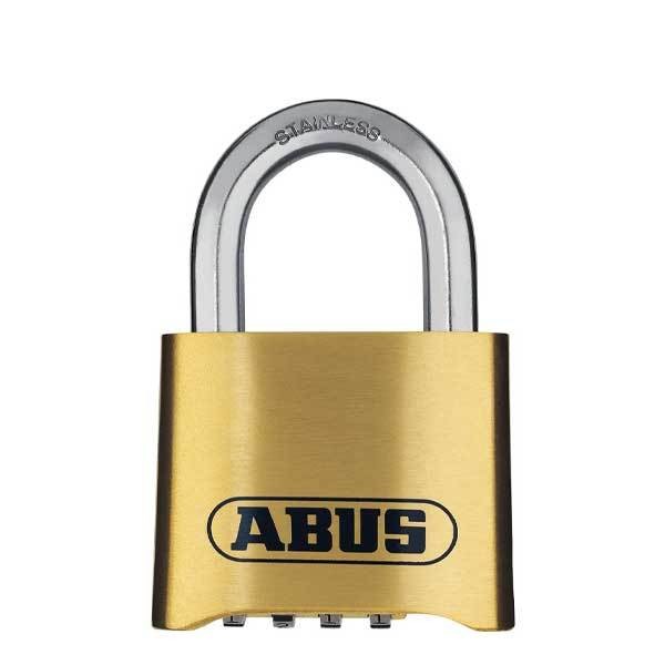 ABUS - 180IB/50 C - SOLID BRASS - MARINE / OUTDOOR - 4-DIAL RESETTABLE PADLOCK