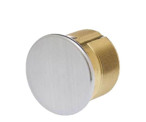 ADIR - SOLID BRASS DUMMY MORTISE CYLINDER 1" (SILVER FINISH US32D)
