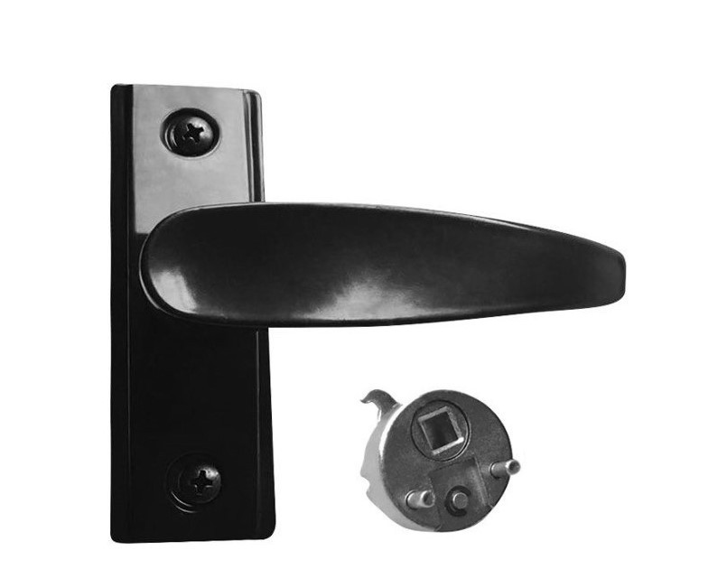 ADIR - NARROW STILE MORTISE REVERSIBLE LOCK LEVER HANDLE - RIGHT HANDED - (DURANODIC FINISH) (MADE IN TAIWAN)