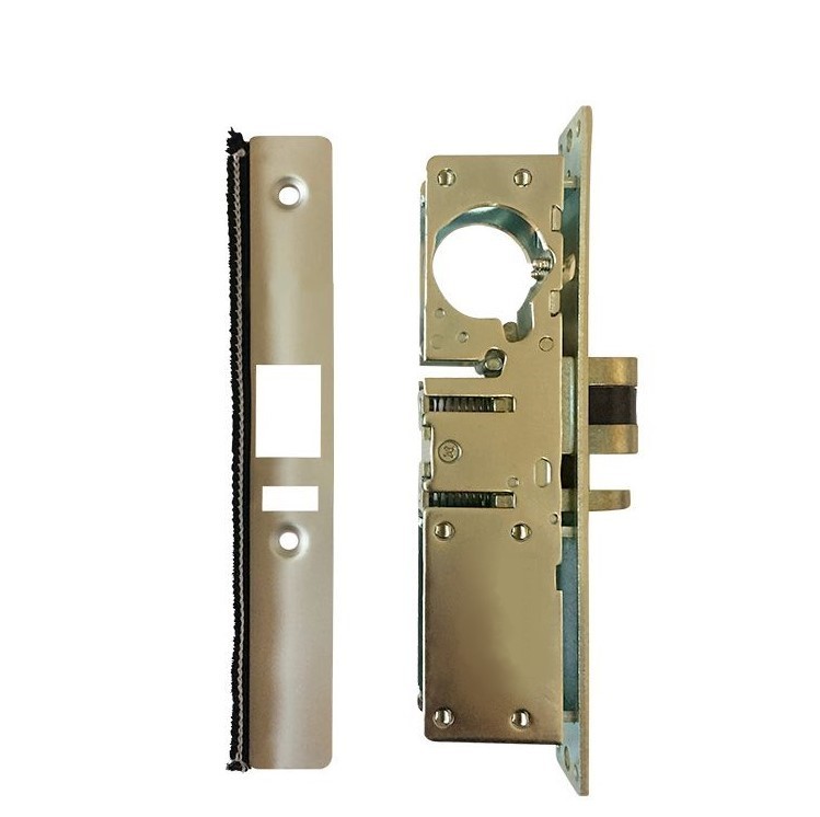 ADIR - COMMERCIAL STOREFRONT DEAD-LATCH NARROW STILE MORTISE LOCK - 31/32'' - LEFT HANDED (ALUMINUM FINISH) (MADE IN TAIWAN)