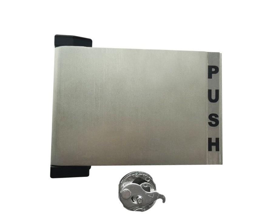 ADIR - NARROW STILE MORTISE REVERSIBLE LOCK PADDLE HANDLE- RIGHT HANDED (ALUMINUM FINISH) (MADE IN TAIWAN)