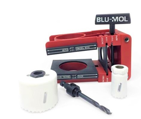 ADIR - BLU-MOL 6574  PROFESSIONAL BI-METAL LOCK INSTALLATION KIT