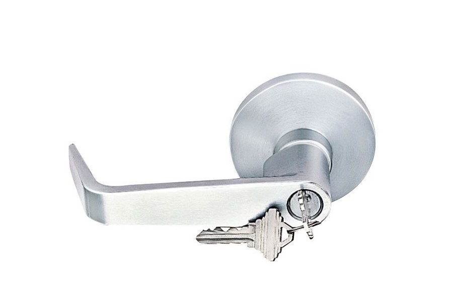 ADIR - 2-3/4" BACKSET ENTRY TRIM LEVER FOR PANIC EXIT DEVICE (US32)