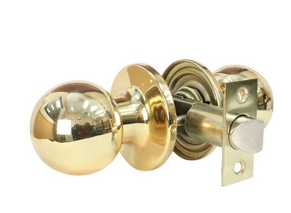 ADIR - PASSAGE DOOR KNOB (BRASS FINISH US3)