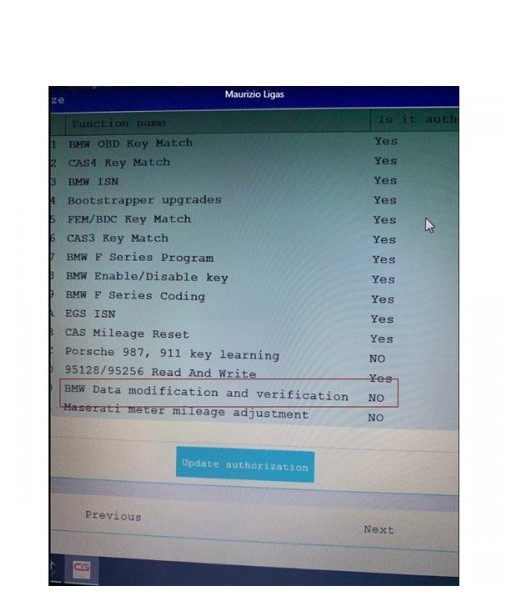CGDI - BMW DATA MODIFICATION & VERIFICATION FOR PROG BMW MSV80 KEY PROGRAMMER 