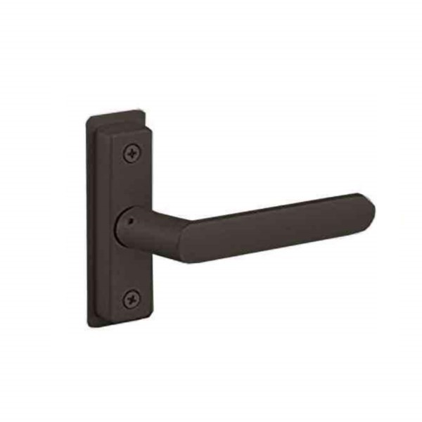 ADAMS RITE 4568-501-121 LEVER HANDLE EUROSTYLE FOR 4300, 4500, 4900 SERIES DEADLATCHES - STRAIGHT - LH OR LHR - 1-3/4" TO 2" DOOR THICKNESS - DARK BRONZE ANODIZED