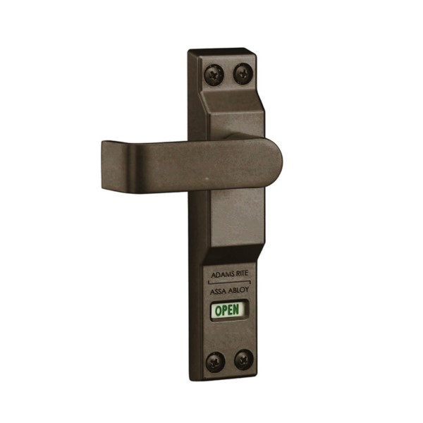ADAMS RITE 4550L-01-121 LEVER FOR MS1850A, MS1850S DEADLOCKS - THICK DOOR (1-3/4 TO 2 INCH) - LEFT HAND/LEFT HAND REVERSE - DARK BRONZE
