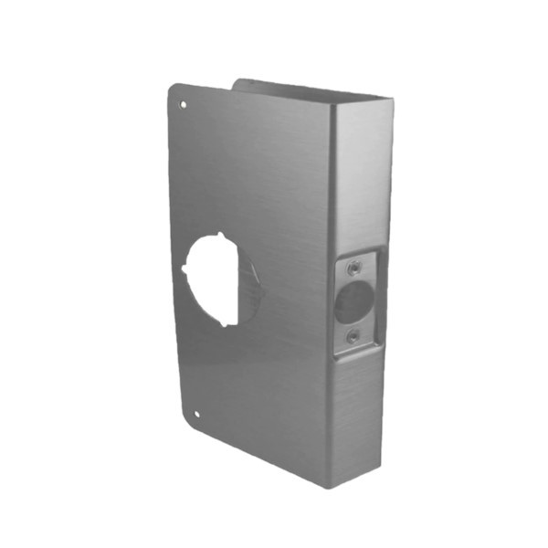 DON-JO 1CW WRAP AROUND PLATE (SATIN STAINLESS STEEL)