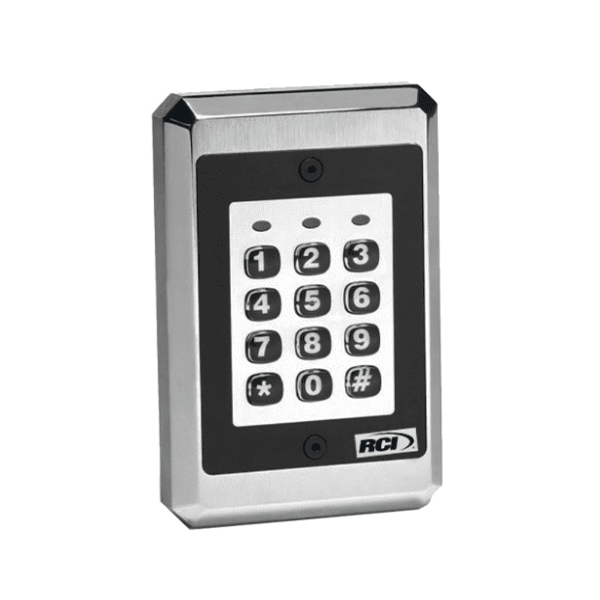 RCI 9212ILW - ILLUMINATED KEYPAD FOR SINGLE GANG FLUSH MOUNT APPLICATIONS - INTERIOR/EXTERIOR