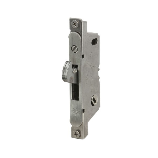 ADAMS RITE MS1847-02-630 DEADLOCK/LATCH FOR ULTRA-NARROW STILE ALUMINUM SLIDING DOORS - SATIN STAINLESS
