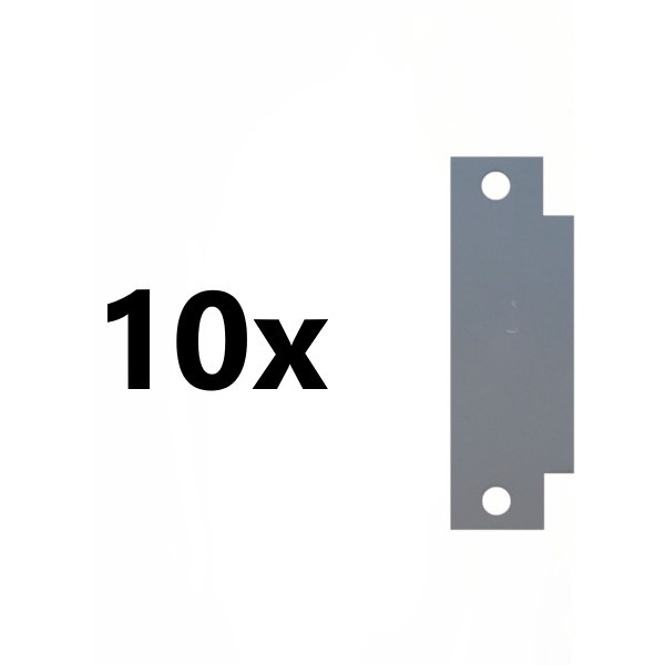 (10 PACK) DON-JO FS-260 ASA STRIKE CUT OUT FILLER PLATE PRIME COATED STEEL
