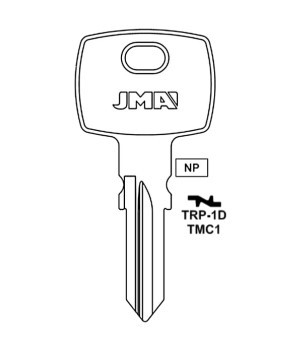 (10 PACK) JMA TRIUMPH TMC1 X270 MOTORCYCLE KEY TRP-1D
