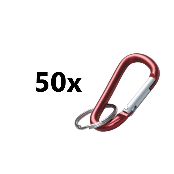 LUCKY LINE LARGE C-CLIP ALUMINUM - 50 PC JAR - 6127