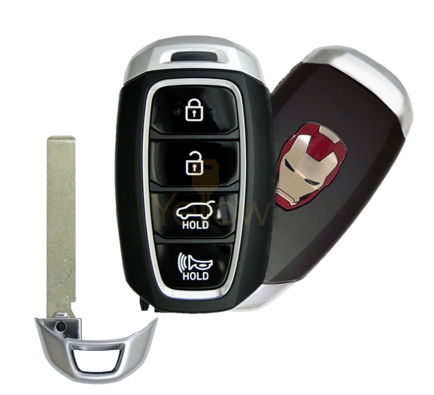 2018-2020 HYUNDAI KONA SMART KEY 4B HATCH PN 95440-J9010 (IRON MAN LOGO)