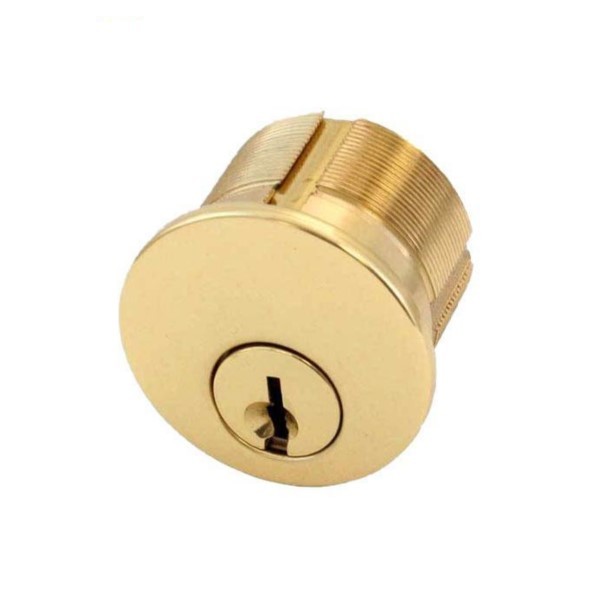 GMS MORTISE CYLINDER 5-PIN SCHLAGE C POLISHED BRASS KEYED-ALIKE A2 AR CAM