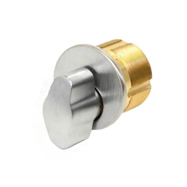 GMS 1-1/8 MORTISE T-TURN THUMBTURN CYLINDER US26D