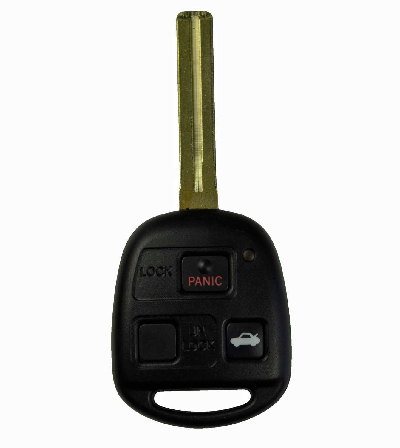  REPLACEMENT REMOTE KEY FOR SELECT LEXUS 3B LONG BLADE (4C CHIP)