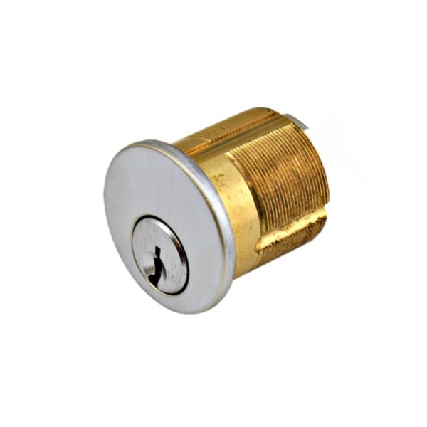 GMS 1-1/8 MORTISE CYLINDER 5-PIN, YALE CAM SCHLAGE C-K US26D KEYED-ALIKE A2 ST CAM