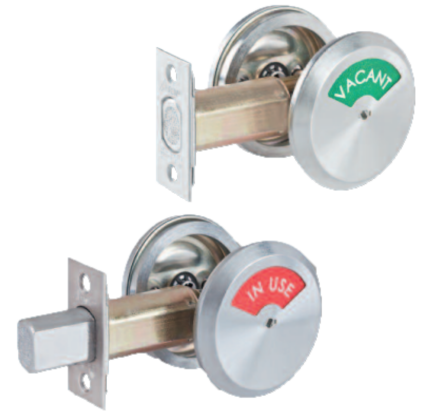 ARROW E50 OCCUPANCY INDICATOR DEADBOLT (BRASS) 2-3/4"