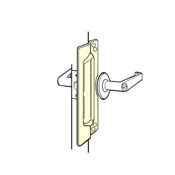 DON-JO LP-211 LATCH PROTECTOR SILVER COATED - STEEL