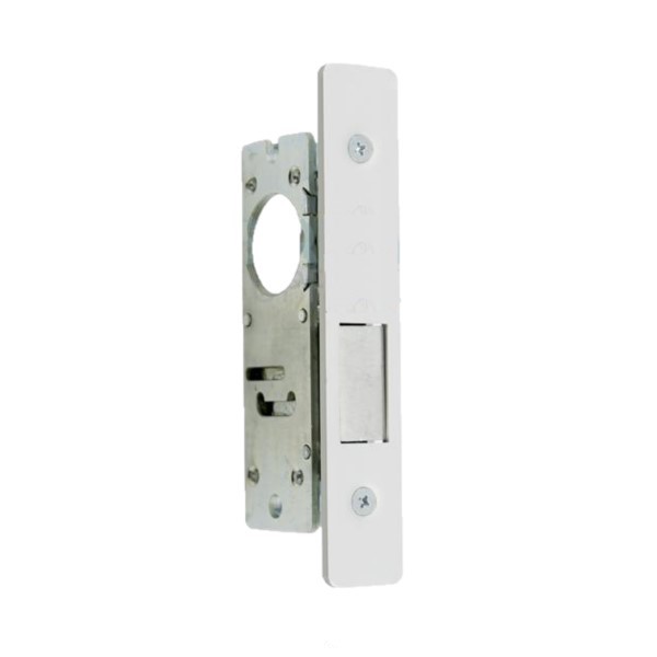 ADAMS RITE 4070-20-628 SHORT THROW DEADBOLT (PROJECTION STYLE) - FLAT - BACKSET 31/32" - NON-HANDED - CLEAR ANODIZED 628