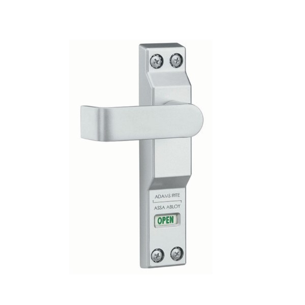ADAMS RITE 4550L-01-130 LEVER FOR MS1850A, MS1850S DEADLOCKS - THICK DOOR (1-3/4 TO 2 INCH) - LEFT HAND/LEFT HAND REVERSE - CLEAR ALUMINUM